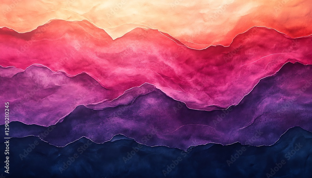 Colorful Mountain Layers Colorful Mountain Layers