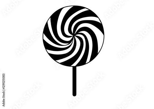 lollipop on white background