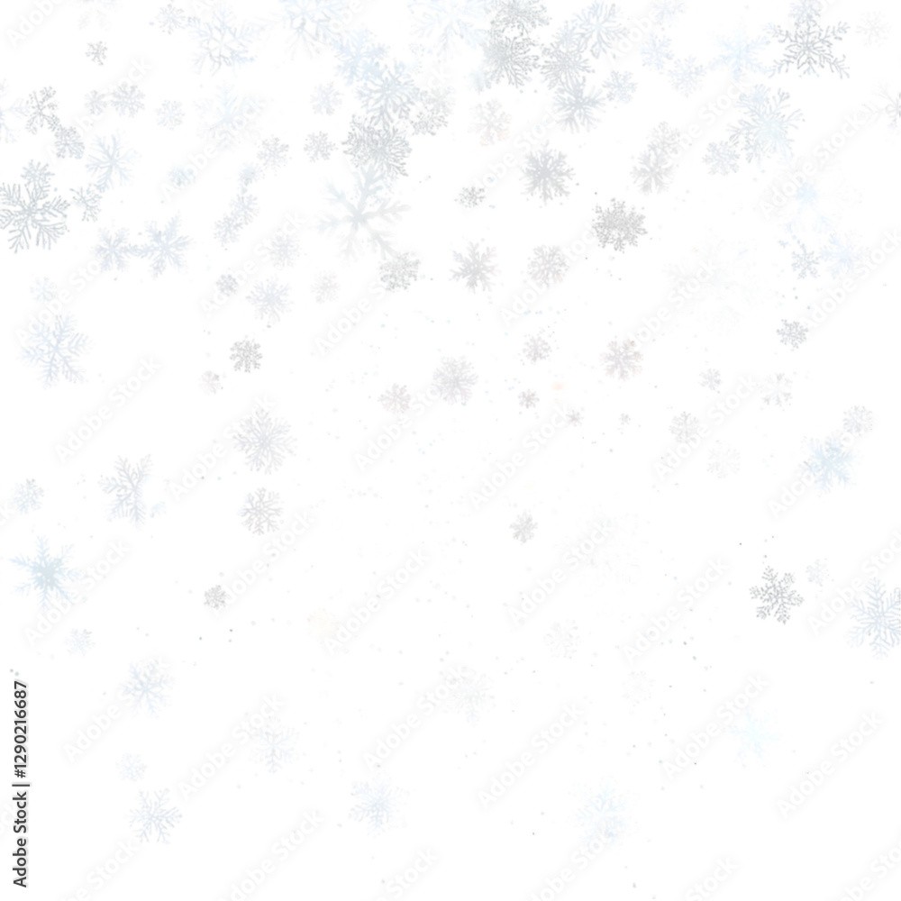 Snow flaks on white background Snow flaks on white background