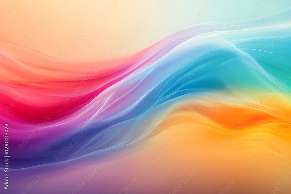 Abstract Colorful Wave Design Abstract Colorful Wave Design