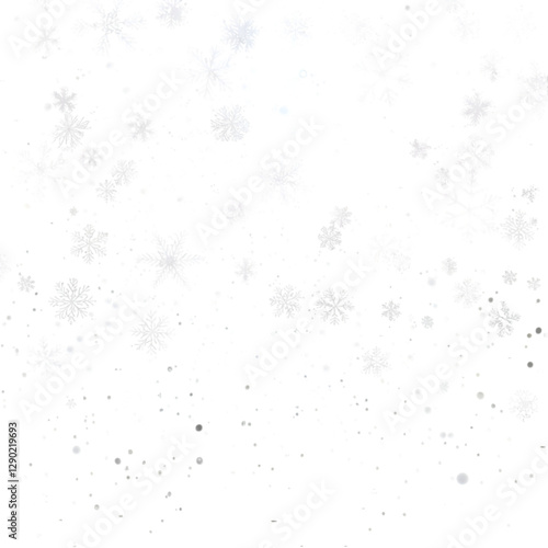 Wallpaper Mural Snow flaks on white background Torontodigital.ca
