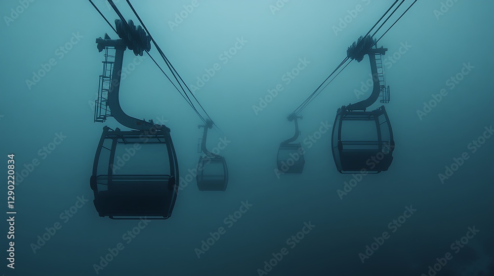 Foggy Mountain Cable Car Ride Foggy Mountain Cable Car Ride