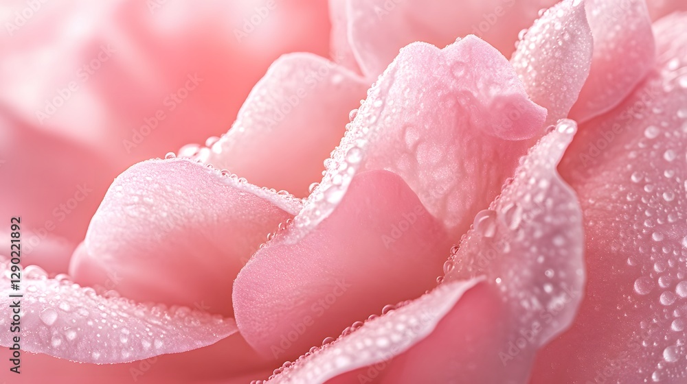 A close-up of a beautiful pink azalea bloom with soft dewdrops on its petals A close-up of a beautiful pink azalea bloom with soft dewdrops on its petals