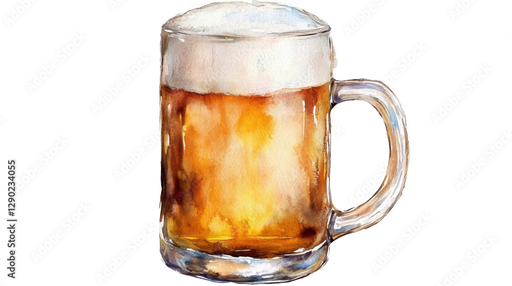 glass of beer isolated on white background glass of beer isolated on white background