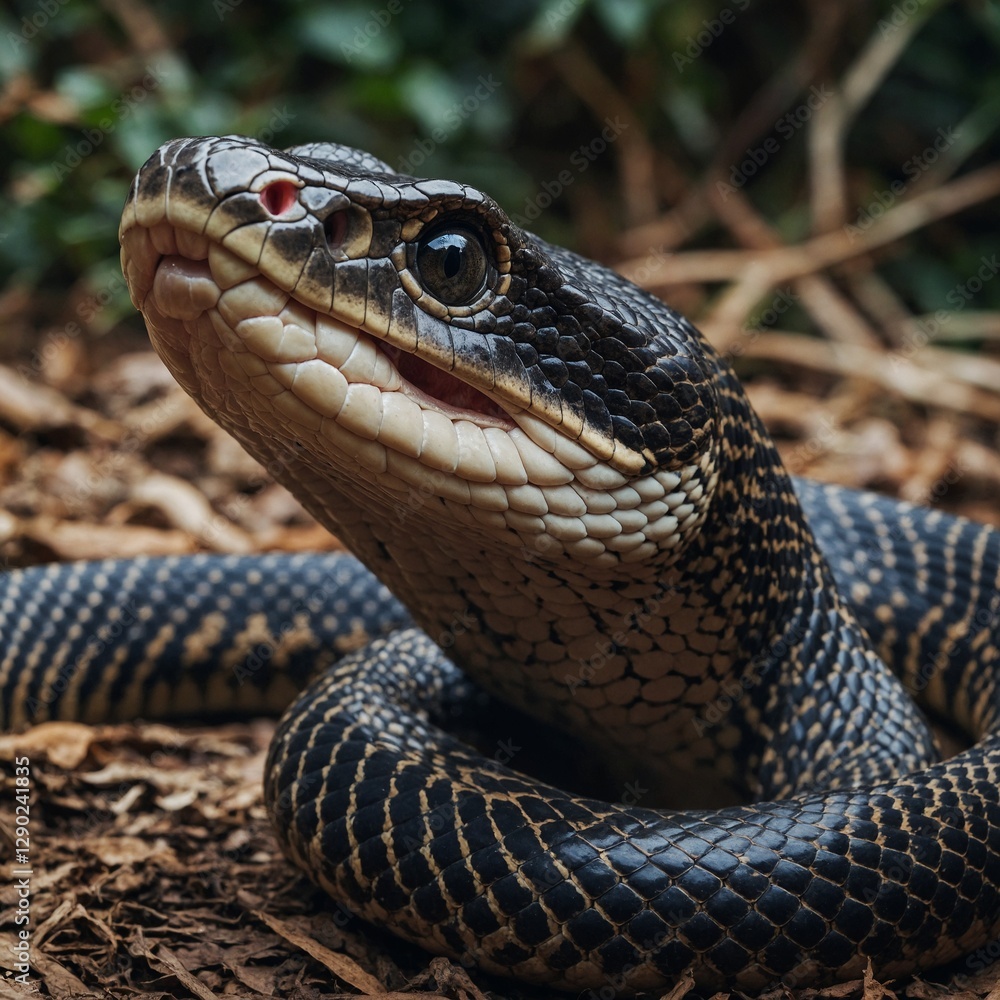 Fototapeta premium snake in the grass