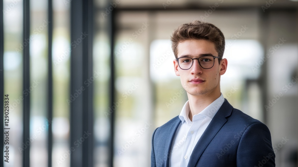 Focused young businessman in formal attire, embodying determination and professionalism.
Focused young businessman in formal attire, embodying determination and professionalism.