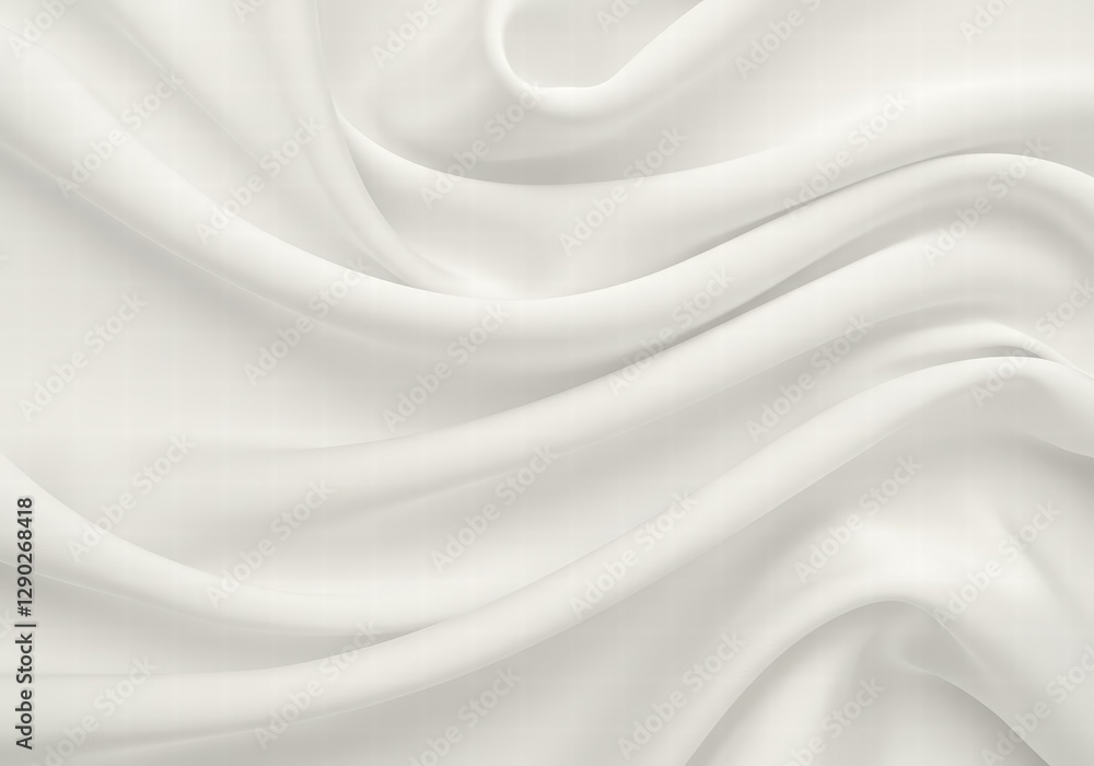 Elegant Cream Fabric Flowing with Soft Drapes and Smooth Texture Elegant Cream Fabric Flowing with Soft Drapes and Smooth Texture