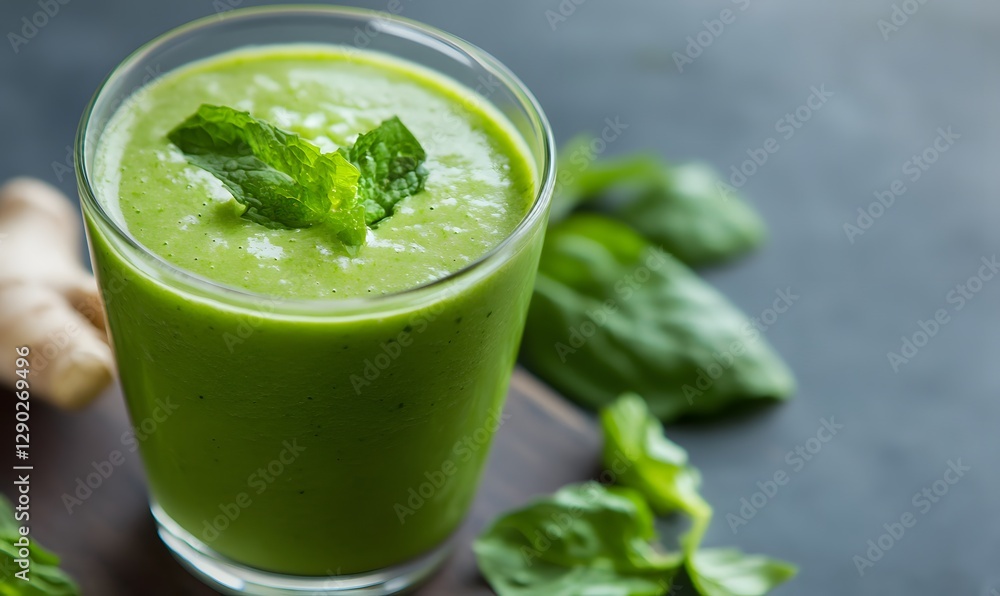 Green Goddess Detox Smoothie, Generative AI Green Goddess Detox Smoothie, Generative AI
