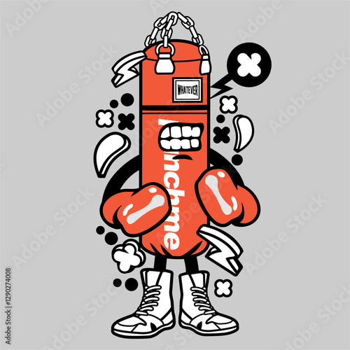 original retro sticker vintage vector