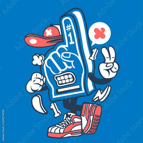 original retro sticker vintage vector
