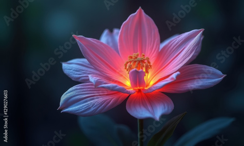 Glowing Pink Flower, Nature Macro Photography - Macro Photography