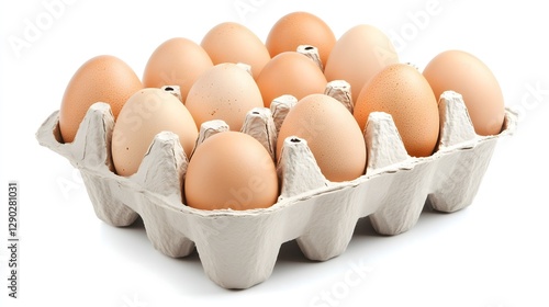 Dozen eggs in carton 