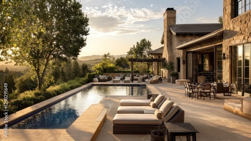 Stunning villa offering opulence in Napa Valley.