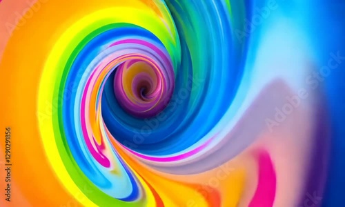 Abstract swirling colors photo