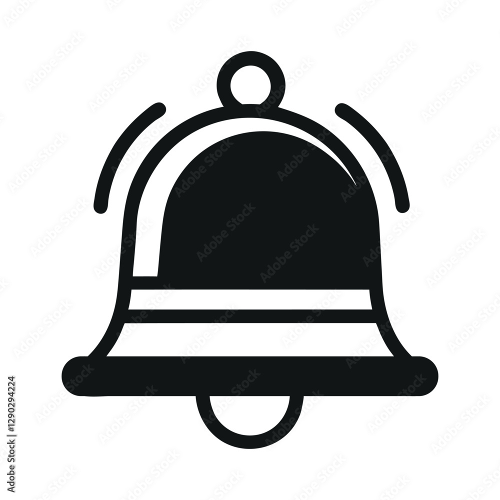 Notification Bell Icon vector illustration isolated on white background Notification Bell Icon vector illustration isolated on white background