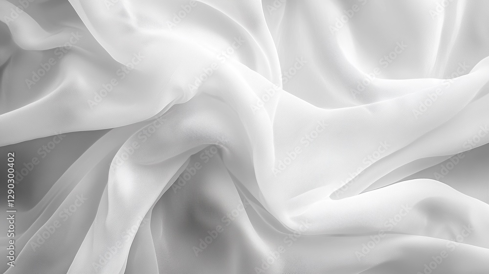 Obraz premium 白の美しい布の背景素材