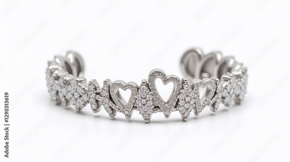 Elegant silver heart-shaped grillz adorned with sparkling stones showcases timeless beauty and charm in a minimalistic design Elegant silver heart-shaped grillz adorned with sparkling stones showcases timeless beauty and charm in a minimalistic design