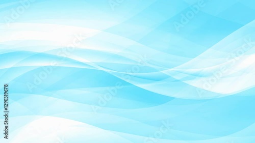 重なり合うブルーのウェーブ