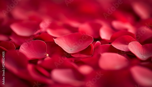 Romantic Rose Petals Background