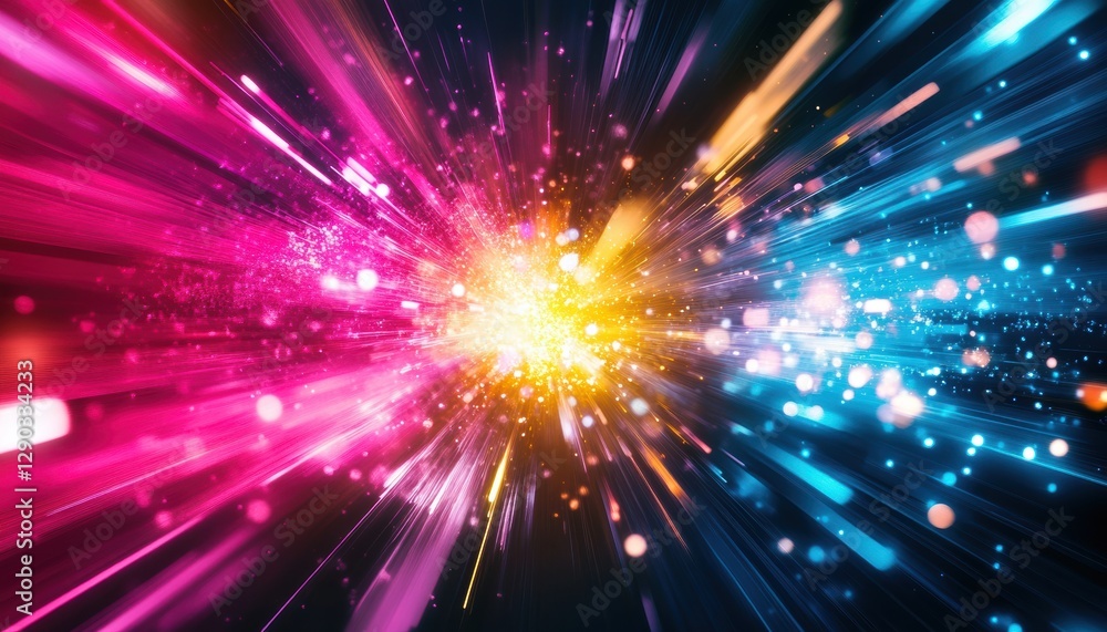 Luminescent light splash abstract dynamic art digital illustration vibrant colors energetic scene modern concept Luminescent light splash abstract dynamic art digital illustration vibrant colors energetic scene modern concept