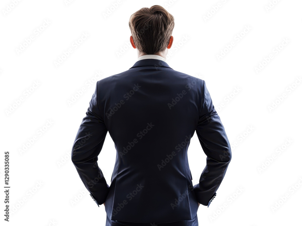 A Businessman's Vision Contemplating Future Success and Strategic Planning A Businessman's Vision Contemplating Future Success and Strategic Planning