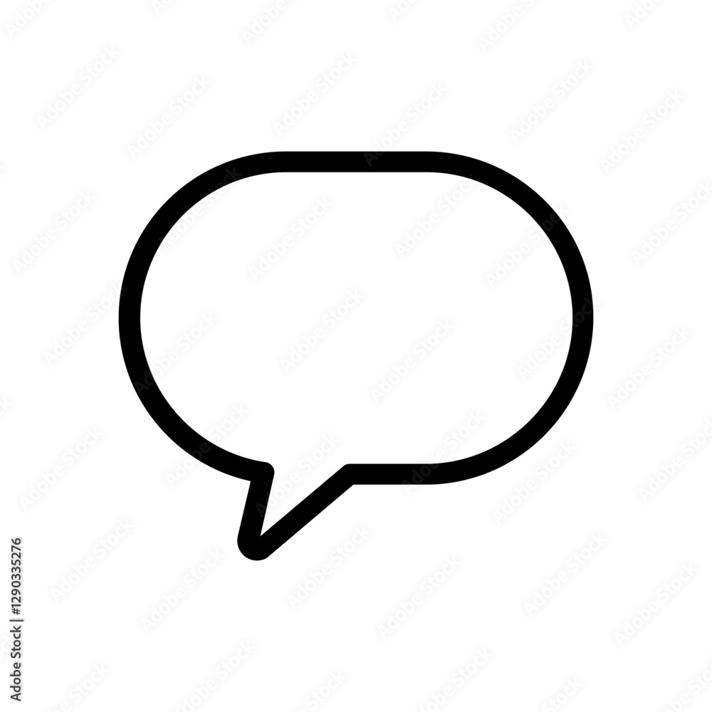 speech bubble illustration icon speech bubble illustration icon