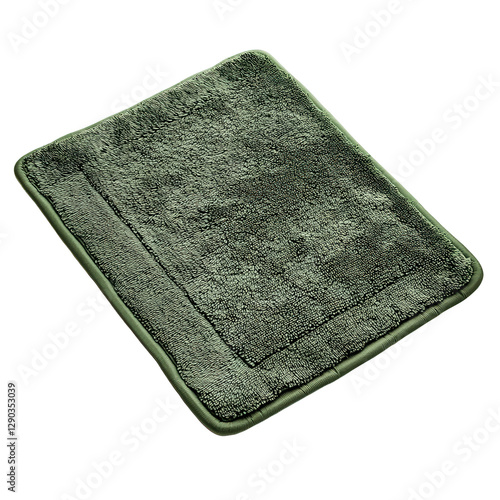 Bath Mat with Non-Slip Backing isolated on transparent background, png