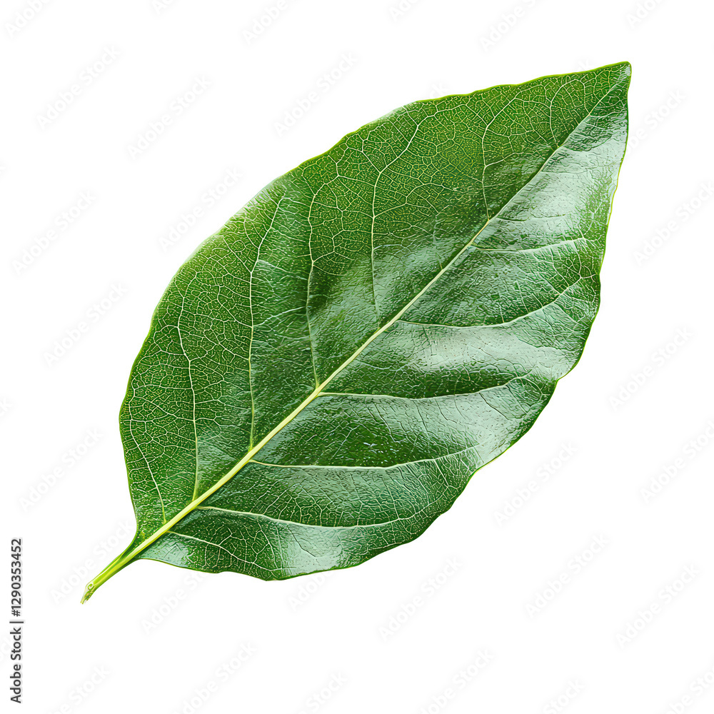 Obraz premium Bay Leaf isolated on transparent background, png
