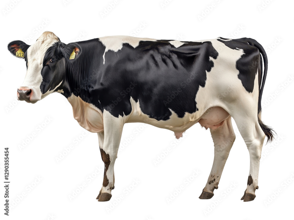 Holstein Friesian Cow: A Striking Portrait of a Dairy Breed Holstein Friesian Cow: A Striking Portrait of a Dairy Breed