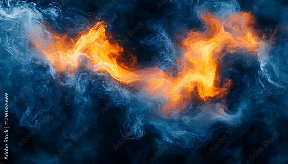 Abstract Fire and Smoke Abstract Fire and Smoke