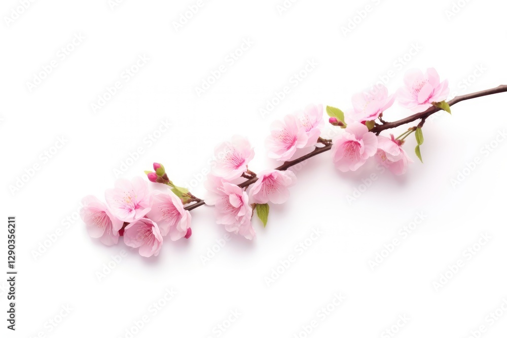 Delicate pink cherry blossoms on a branch. Cherry blossoms symbolize beauty and renewal. Soft pink petals highlight cherry blossoms' elegance and charm. Delicate pink cherry blossoms on a branch. Cherry blossoms symbolize beauty and renewal. Soft pink petals highlight cherry blossoms' elegance and charm.