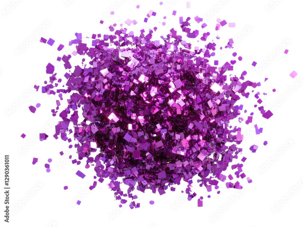 Purple Glitter Explosion A Stunning Visual of Sparkling Purple Confetti Scattered Purple Glitter Explosion A Stunning Visual of Sparkling Purple Confetti Scattered