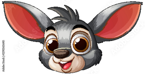 Cute Cartoon Baby Animal Illustration