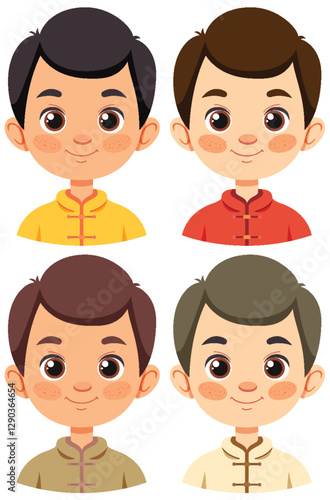 Chinese Avatars in Traditional Clothing
