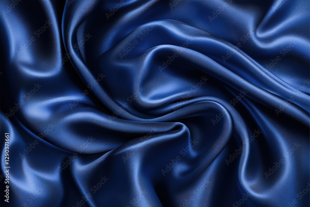Midnight Blue Silk: Elegant Draped Fabric Background with Smooth, Flowing Lines. Luxurious Texture, Deep Sapphire Hues, Perfect for Fashion, Beauty, and Luxury Branding Designs. Subtle Waves Create a Midnight Blue Silk: Elegant Draped Fabric Background with Smooth, Flowing Lines. Luxurious Texture, Deep Sapphire Hues, Perfect for Fashion, Beauty, and Luxury Branding Designs. Subtle Waves Create a