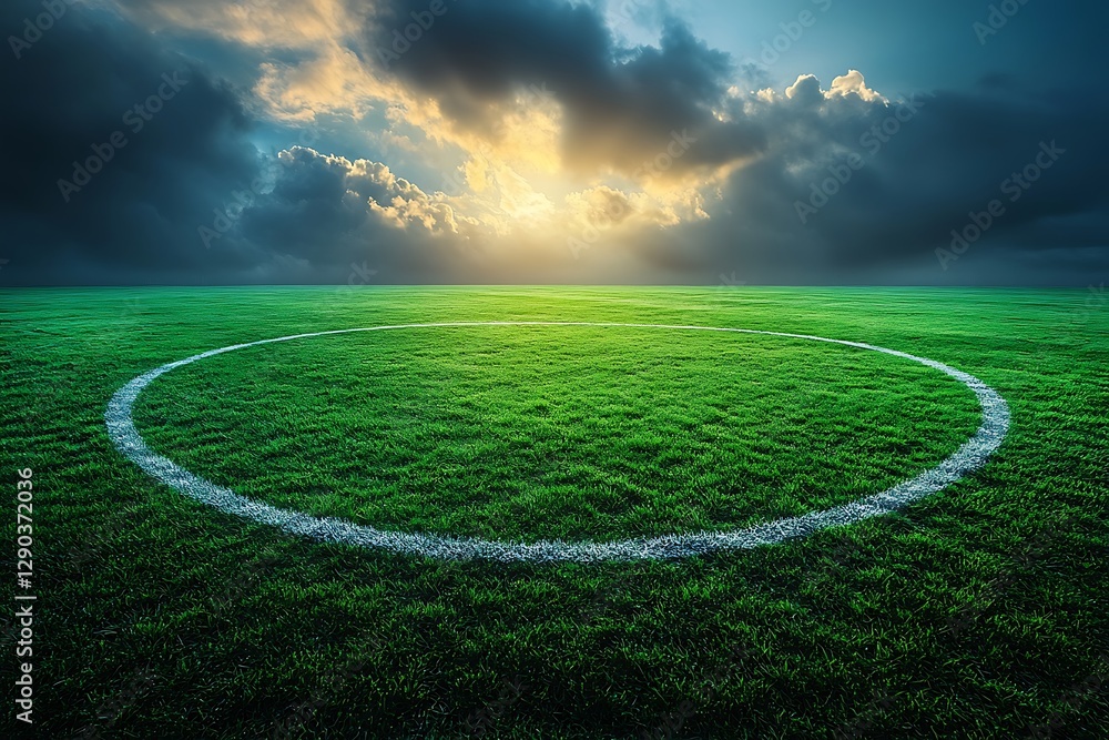 Obraz premium Soccer stadium field 