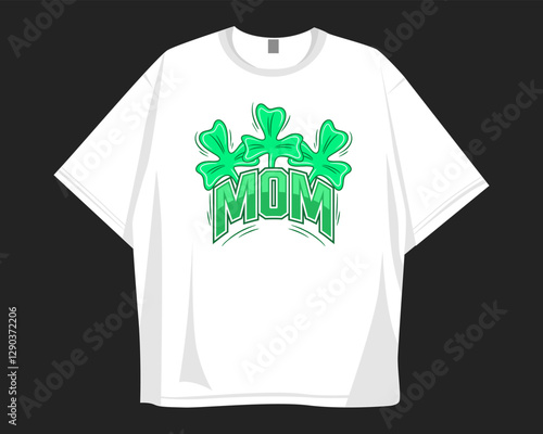 MomSt Patrick's day t-shirt design for festival, St Patricks graphic tee for celebrate event holidays