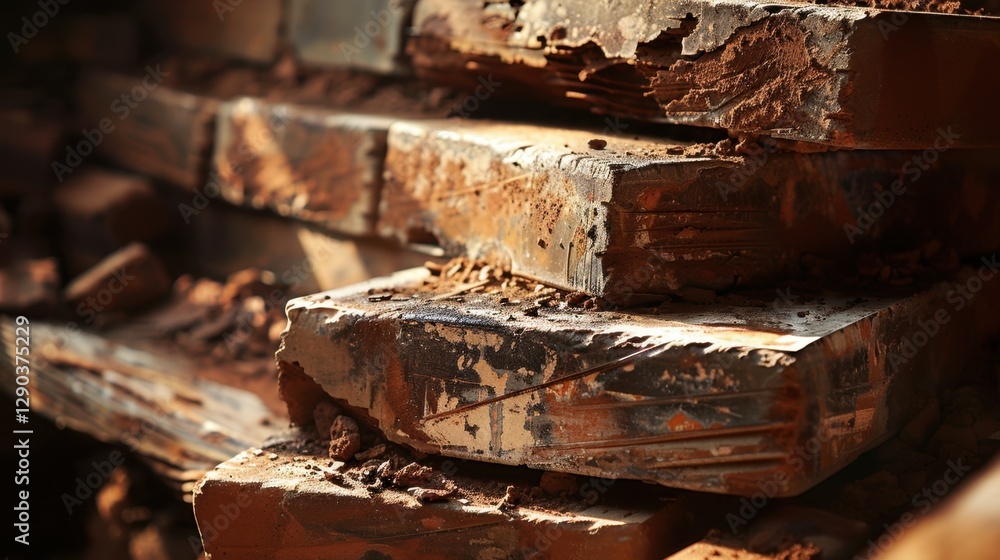 Clay Bricks: Solid blocks made from molded and sun-dried clay, commonly used in construction for their durability, strength, and natural aesthetic appeal.
Clay Bricks: Solid blocks made from molded and sun-dried clay, commonly used in construction for their durability, strength, and natural aesthetic appeal.