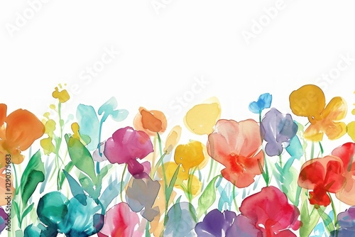 Fototapeta Naklejka Na Ścianę i Meble -  Petal flowers backgrounds painting outdoors.