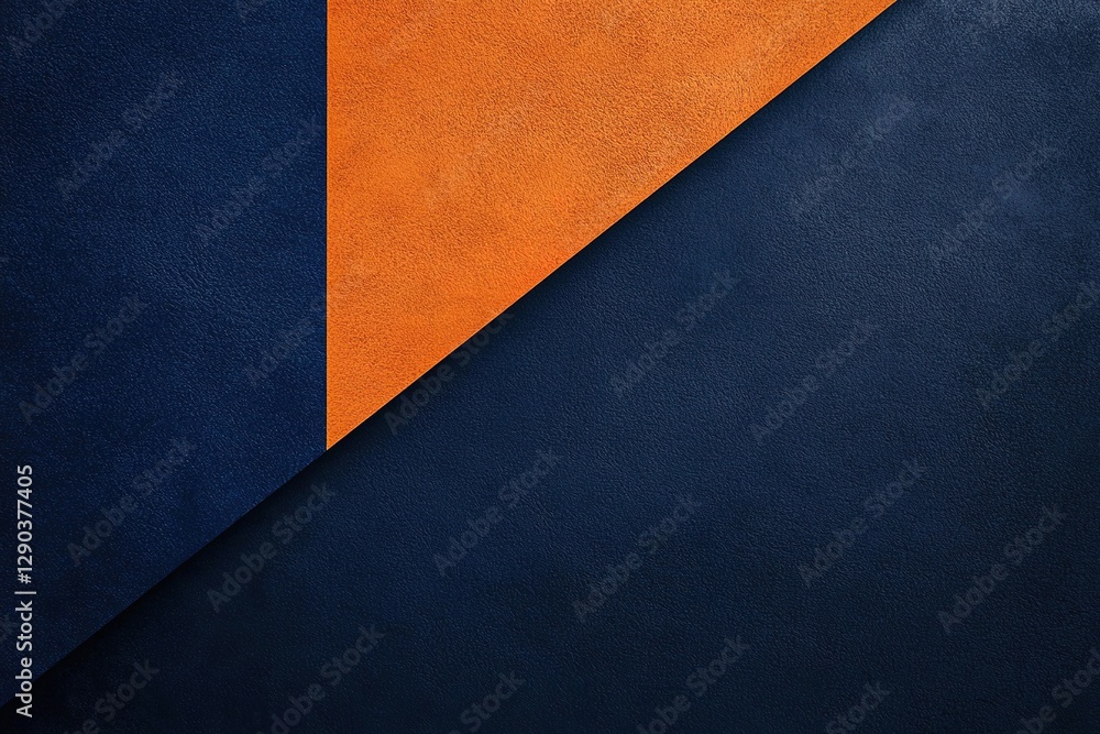 Elegant Navy Blue and Orange Minimalist Background: A sophisticated color palette for modern designs, websites, presentations, and branding projects. Perfect for creating visually appealing and       