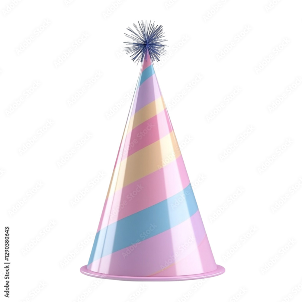 Pastel Rainbow Party Hat Festive Celebration, Pastel Rainbow Party Hat Festive Celebration,