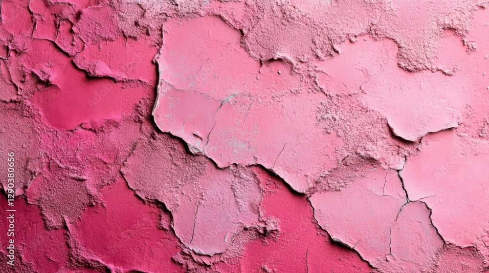 Pink texture background, rough and detailed surface with depth and dimension