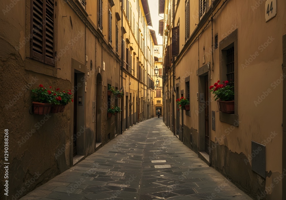 Obraz premium An alley in Europe