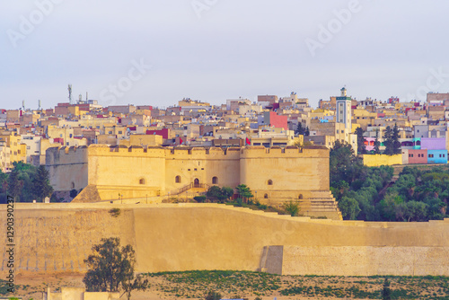 Rooftop view at sunrise, Medina of Fes