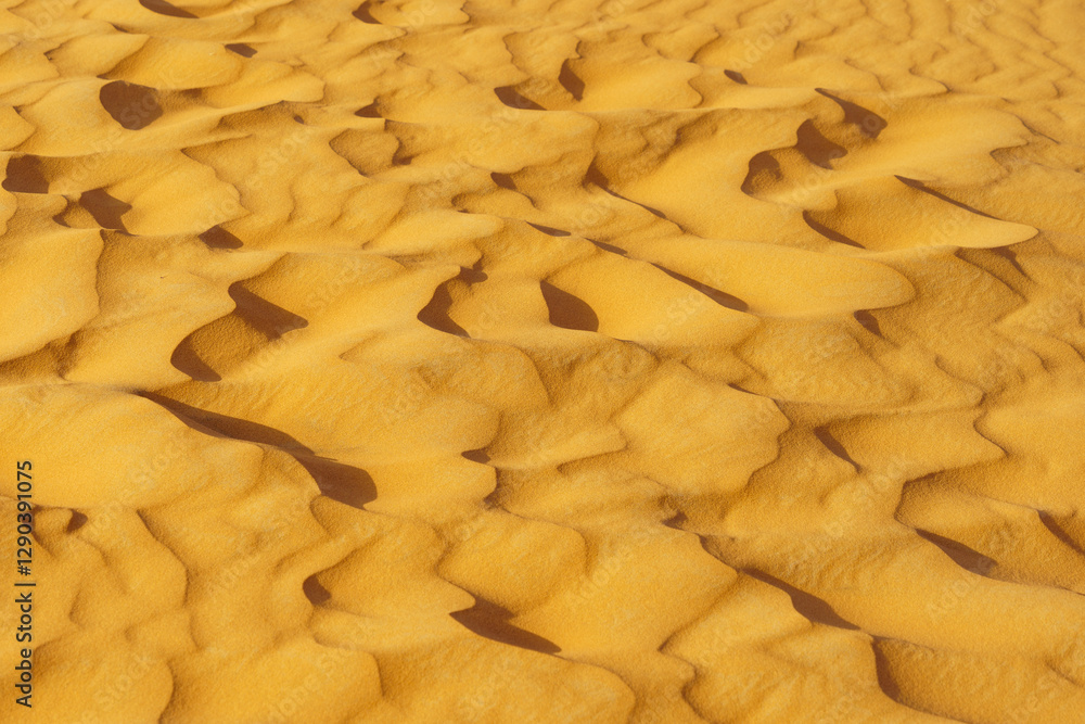 Sand dunes pattern in Merzouga