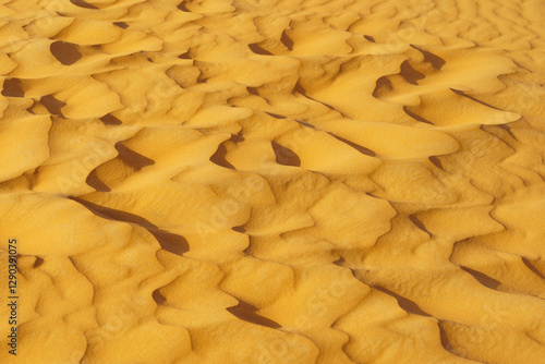 Obraz na płótnie Sand dunes pattern in Merzouga w salonie