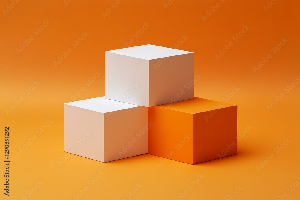 Fototapeta premium Geometric Abstract Display Platform