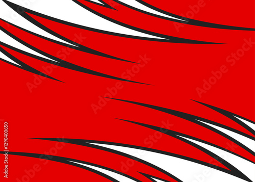 Abstract background with reflective curved spike line pattern and with some copy space area