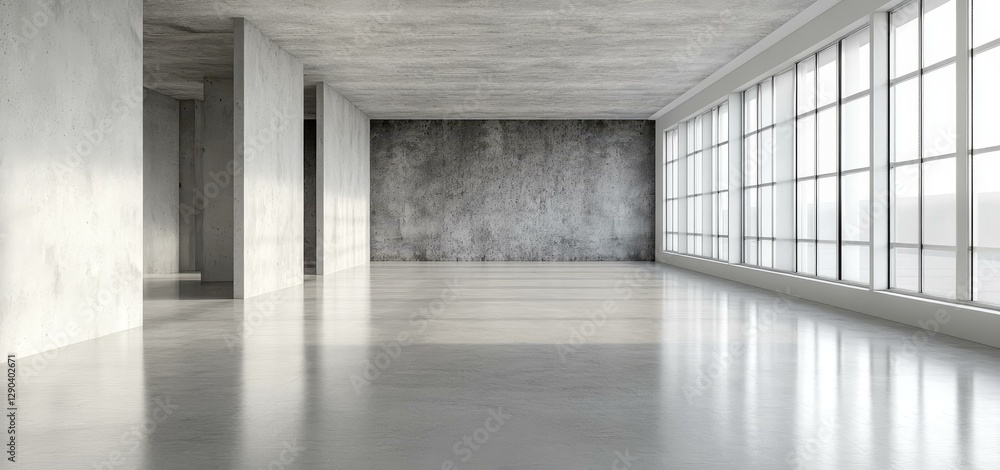 Modern Concrete Interior Empty Space Modern Concrete Interior Empty Space