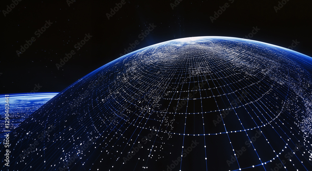 Obraz premium earth and moon